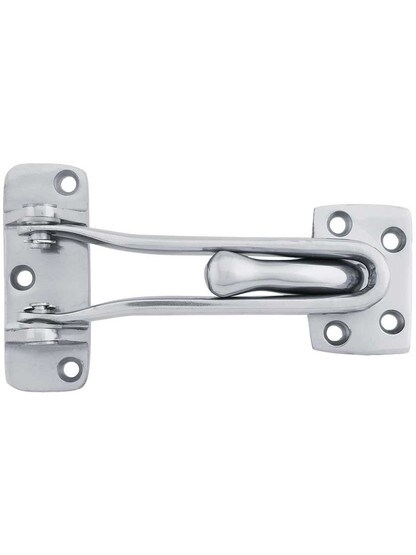 4 inch Swing-Arm Door Guard in Polished Chrome.